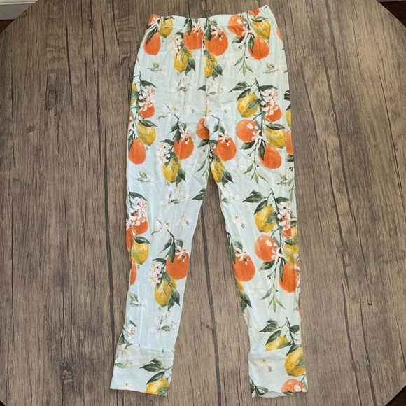 Posh Peanut bamboo pants bottoms pajamas 7 citrus - Picture 2 of 3